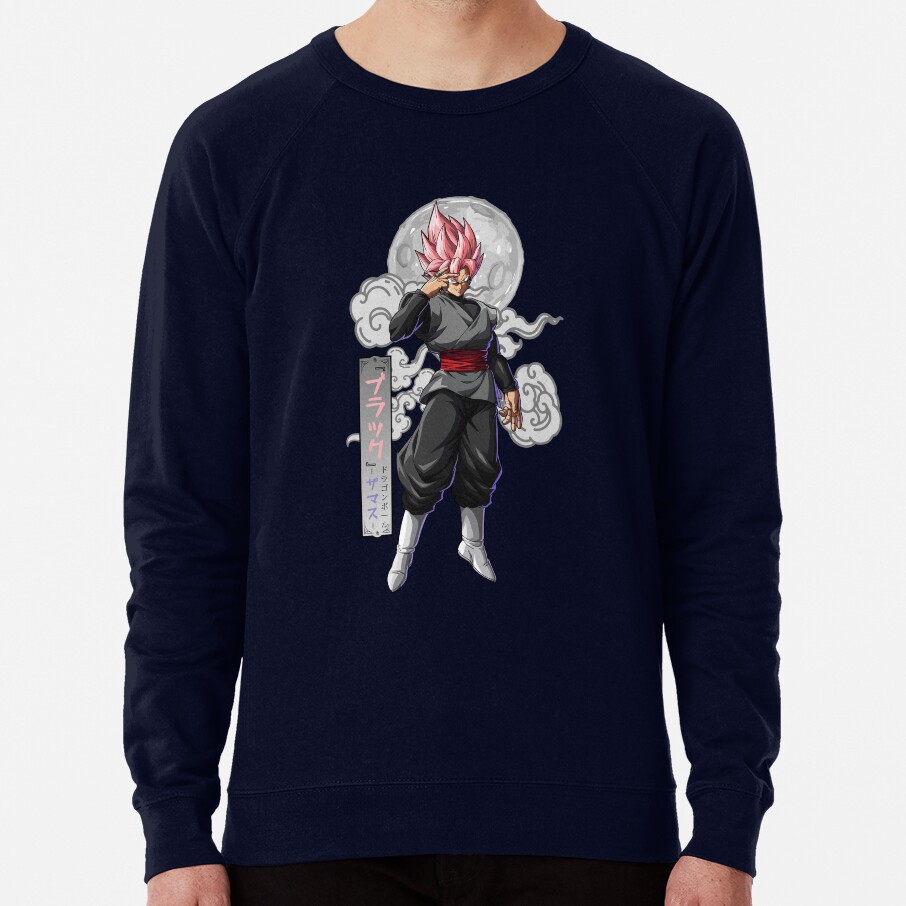 Goku Black Super Ros%c3%a9 Sweatshirt - Image 6