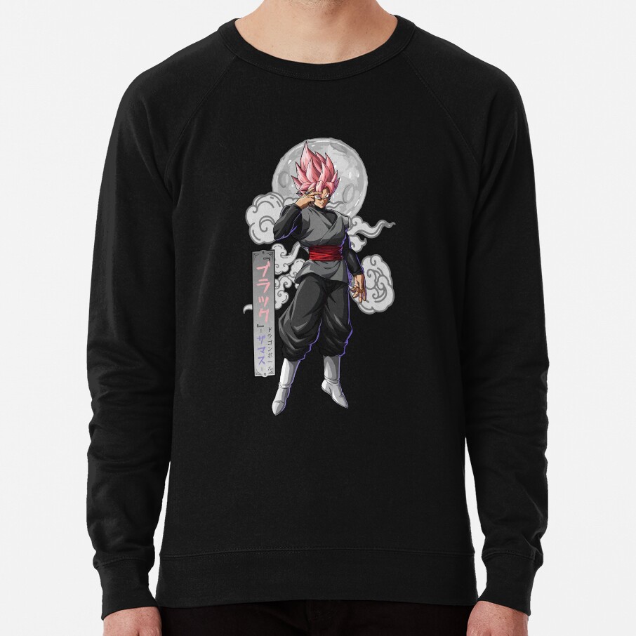 Goku Black Super Ros%c3%a9 Sweatshirt - Image 2