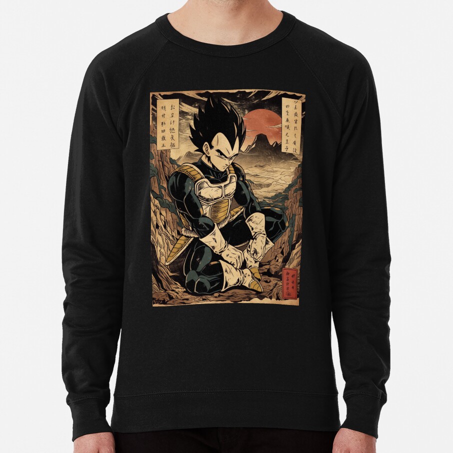 Traditional Saiyan Prince Sweatshirt - Image 2