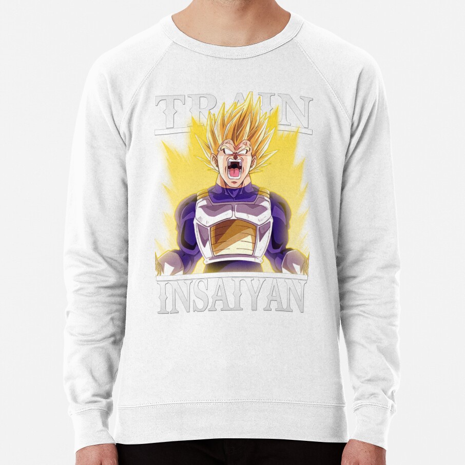 Train Insaiyan Angry Vegeta Super Saiyan My Bulma Db Dbz Dbgt Dbs Sweatshirt - Image 2