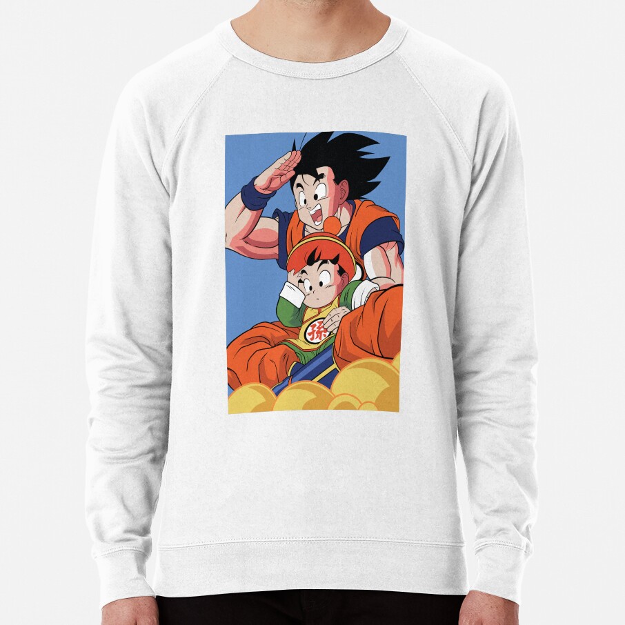 Son Goku And Son Gohan Kinton Cloud Adventure Dragon Ball Anime Sweatshirt