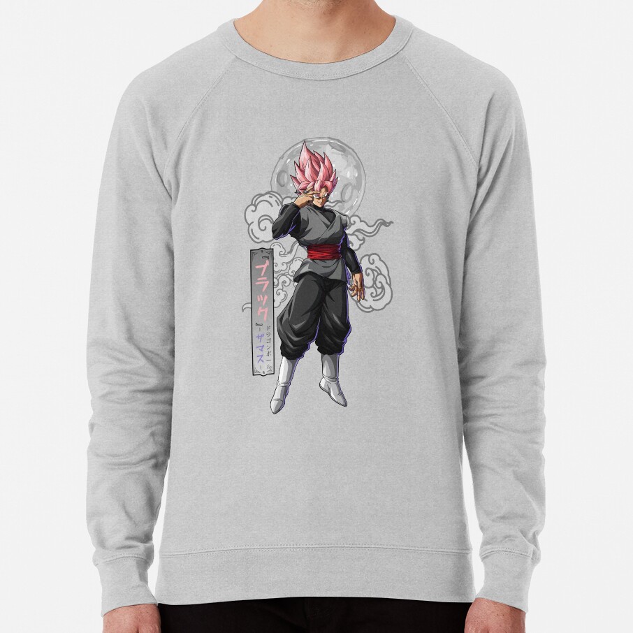 Goku Black Super Ros%c3%a9 Sweatshirt - Image 5