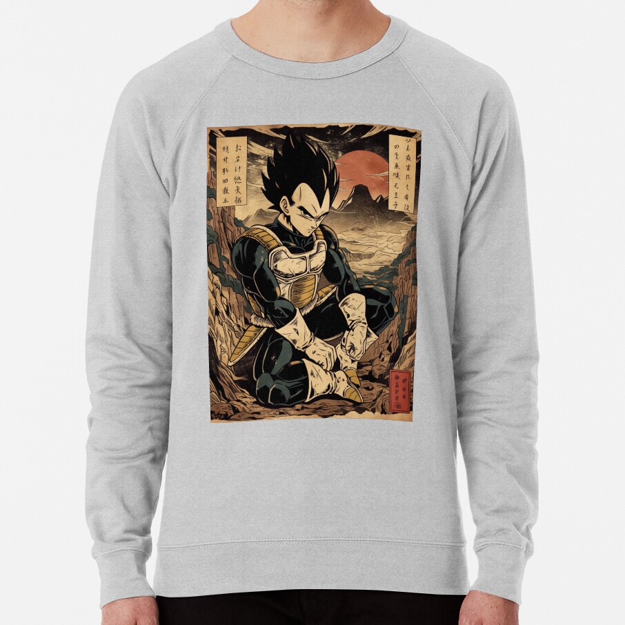 Traditional Saiyan Prince Sweatshirt - Image 5