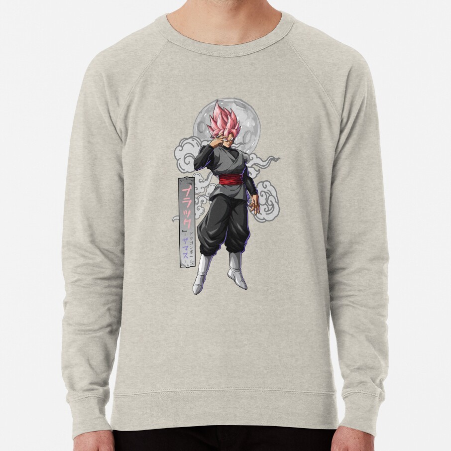 Goku Black Super Ros%c3%a9 Sweatshirt - Image 4