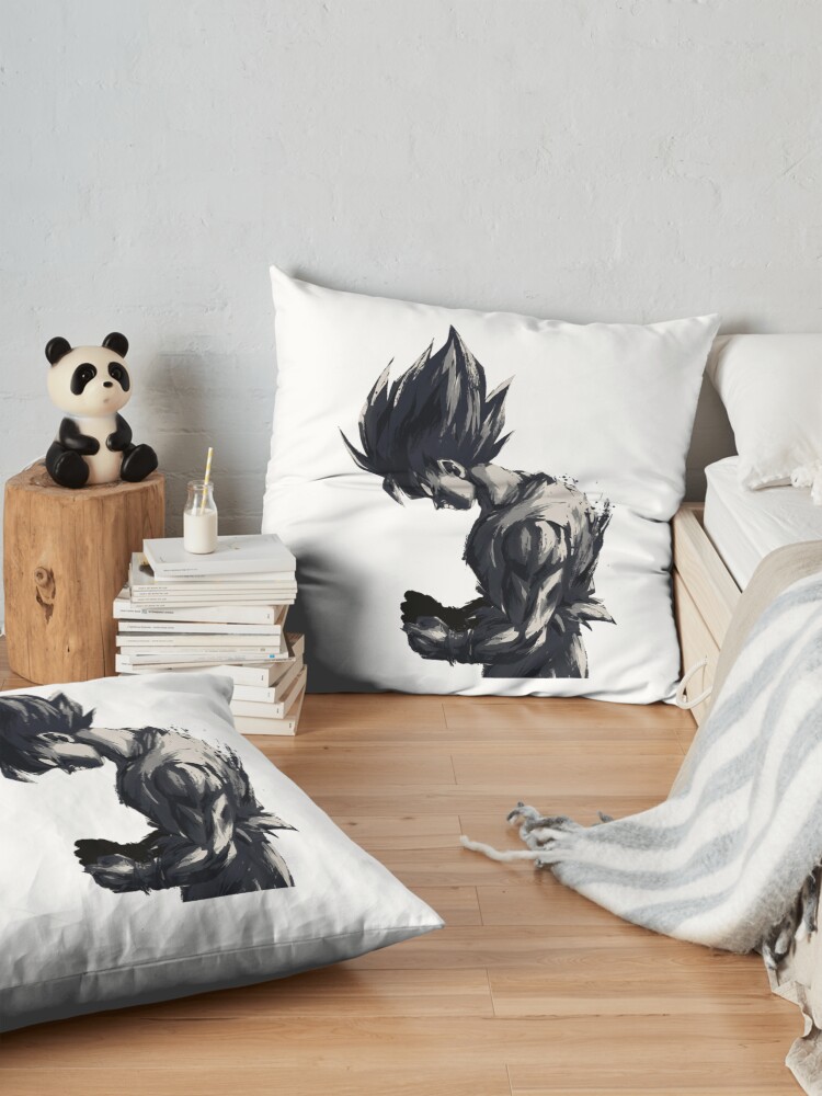 Son Goku Turn Into Super Saiyan Classic Throw Pillow - Image 2