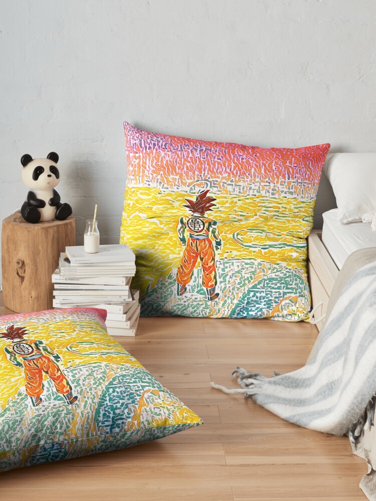 Dragonball Snake Trail Throw Pillow - Image 2