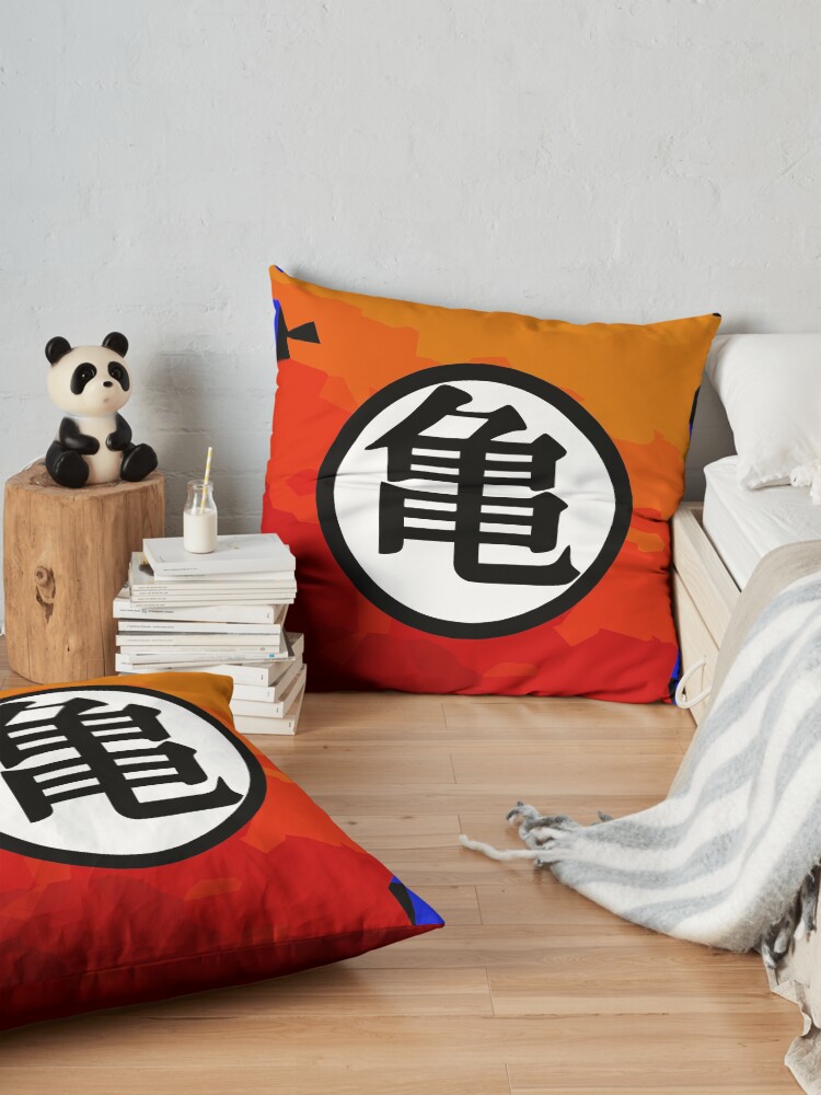 Dragon Ball Kanji Gi Symbol Throw Pillow - Image 2