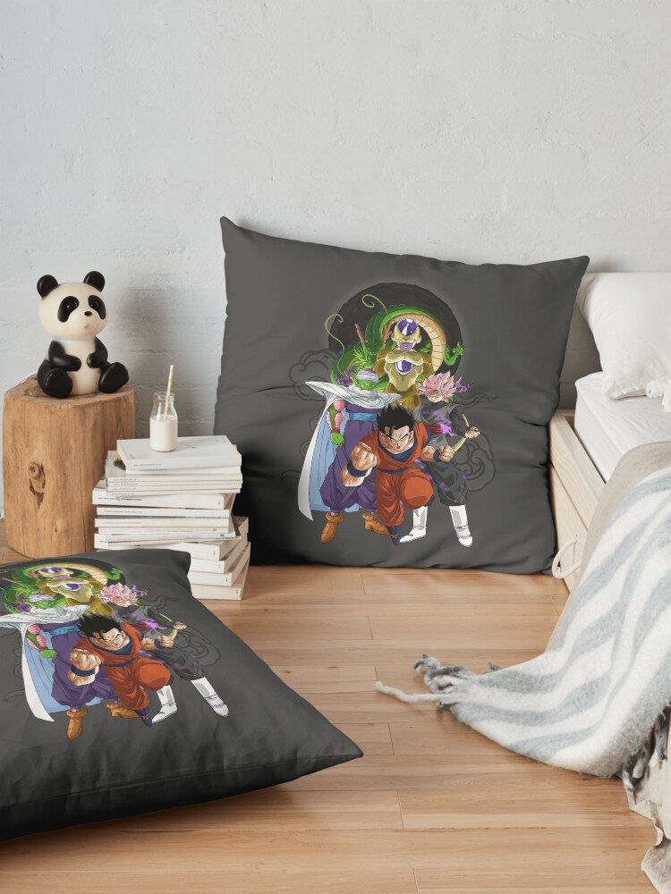 Dragon Ball Squad Throw Pillow - Image 2