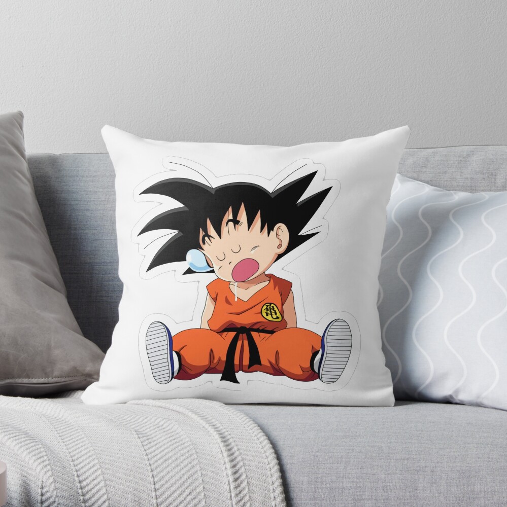 Little Goku Sleep Throw Pillow