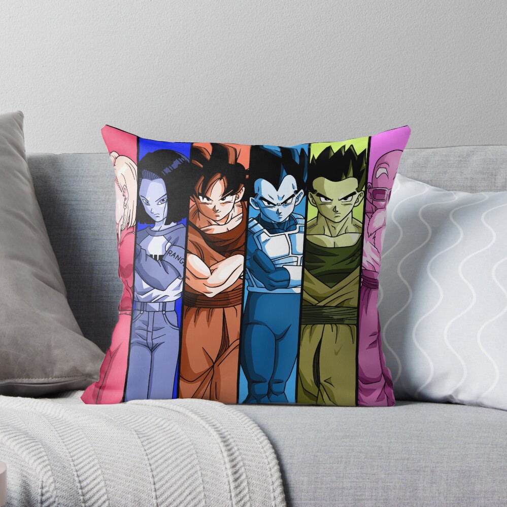 Z Fighters Throw Pillow