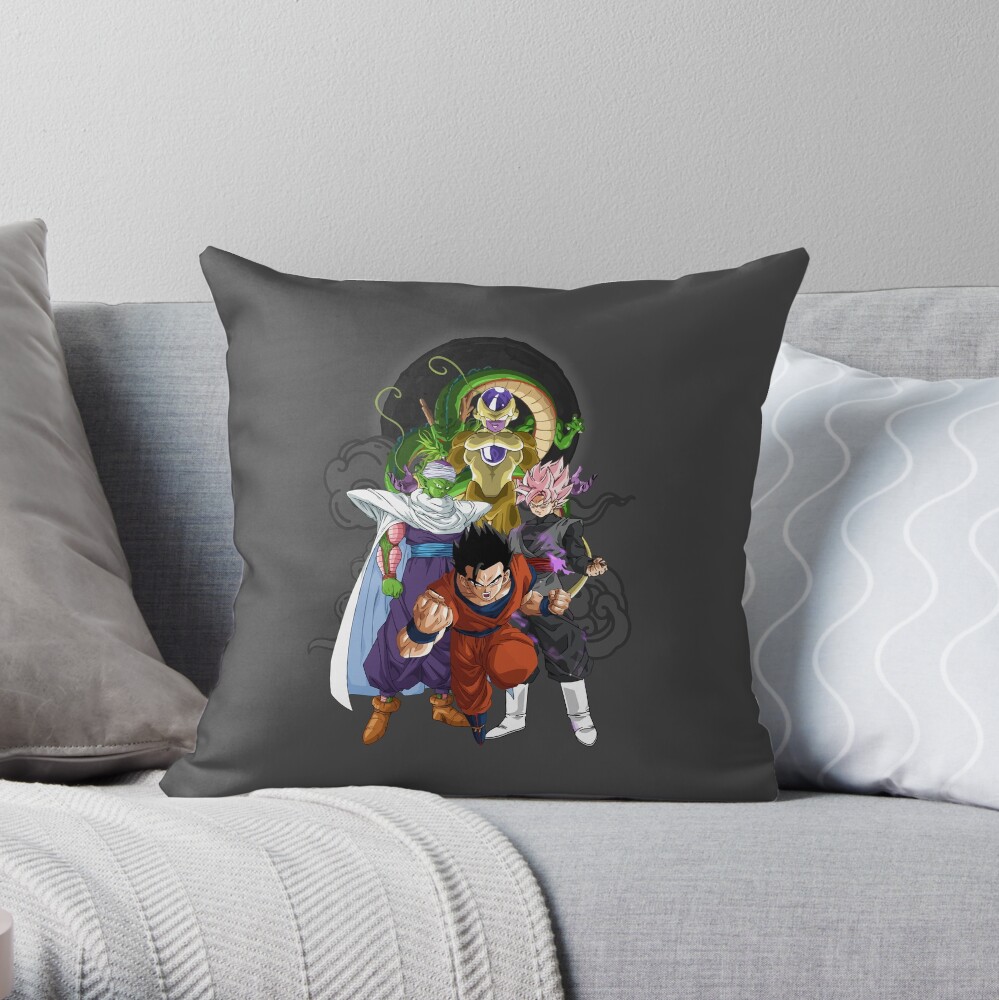 Dragon Ball Squad Throw Pillow
