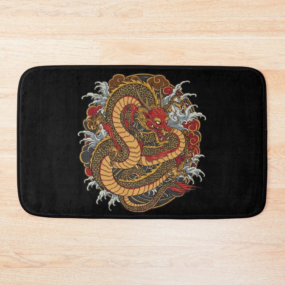 Dragon Ch Bath Mat