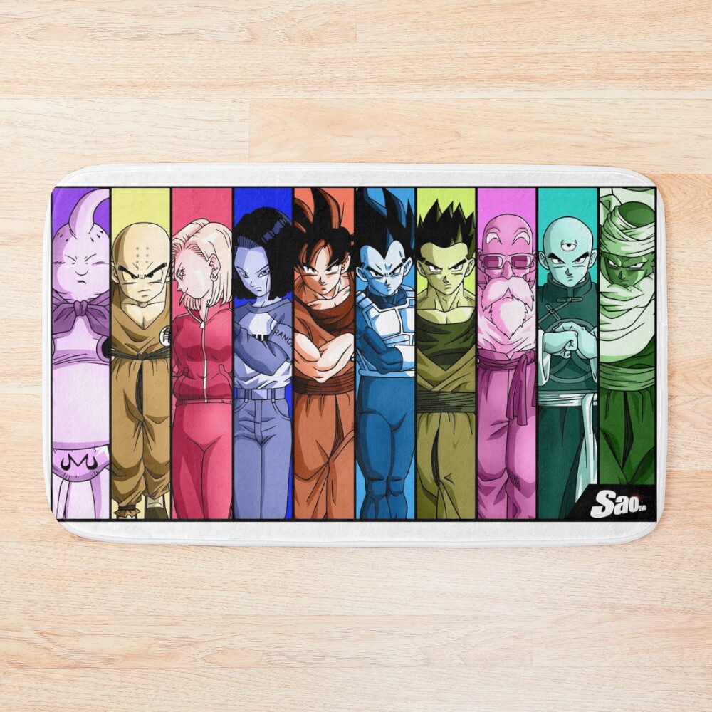 Z Fighters Bath Mat