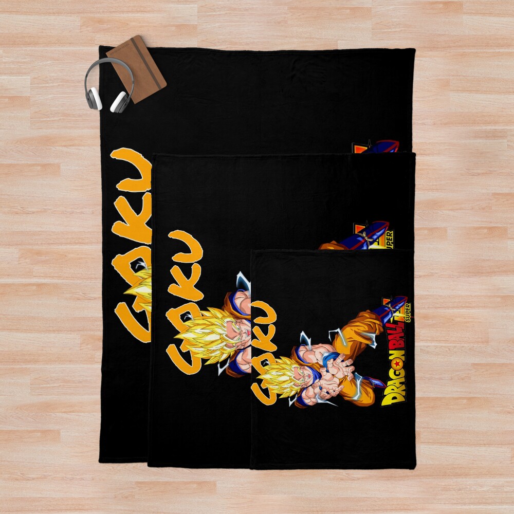 Goku Dragon Ball Throw Blanket - Image 3