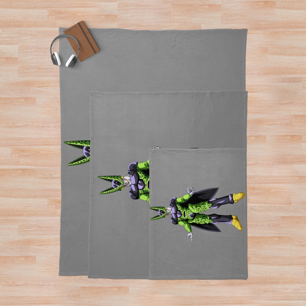 Cell Dragon Ball Wiki Throw Blanket - Image 3
