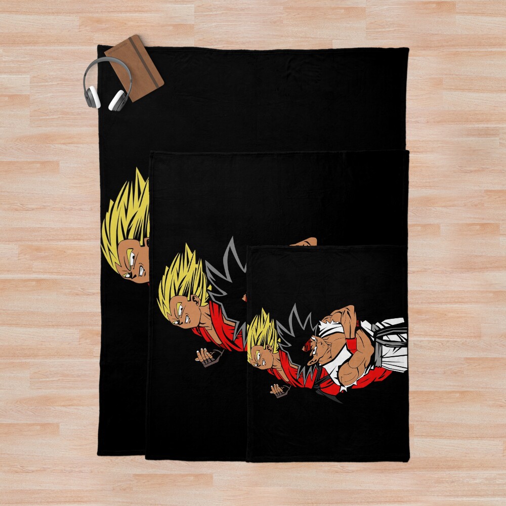 Goku Dragon Ball Throw Blanket - Image 3