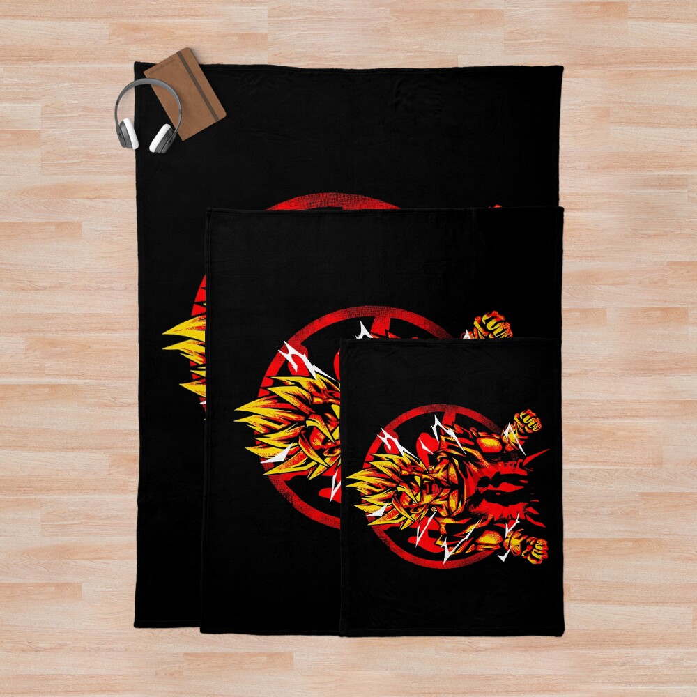 Goku Dragon Ball Throw Blanket - Image 3
