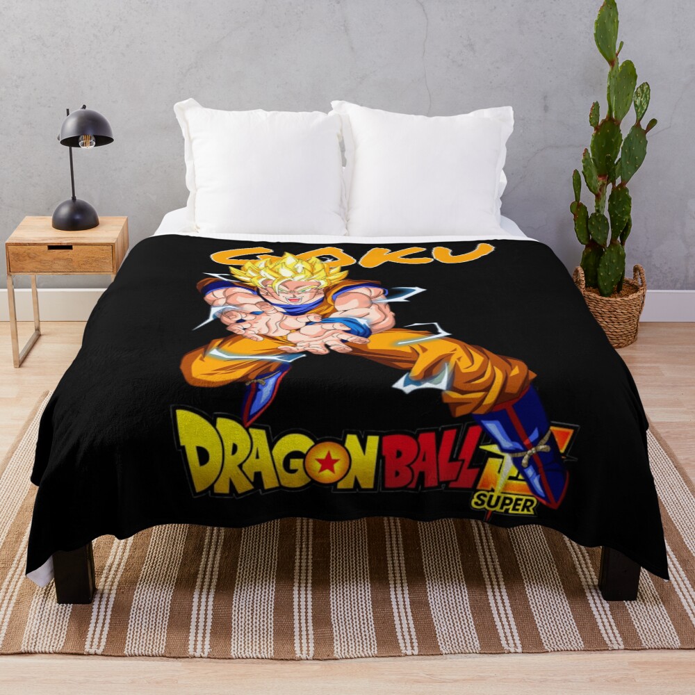 Goku Dragon Ball Throw Blanket