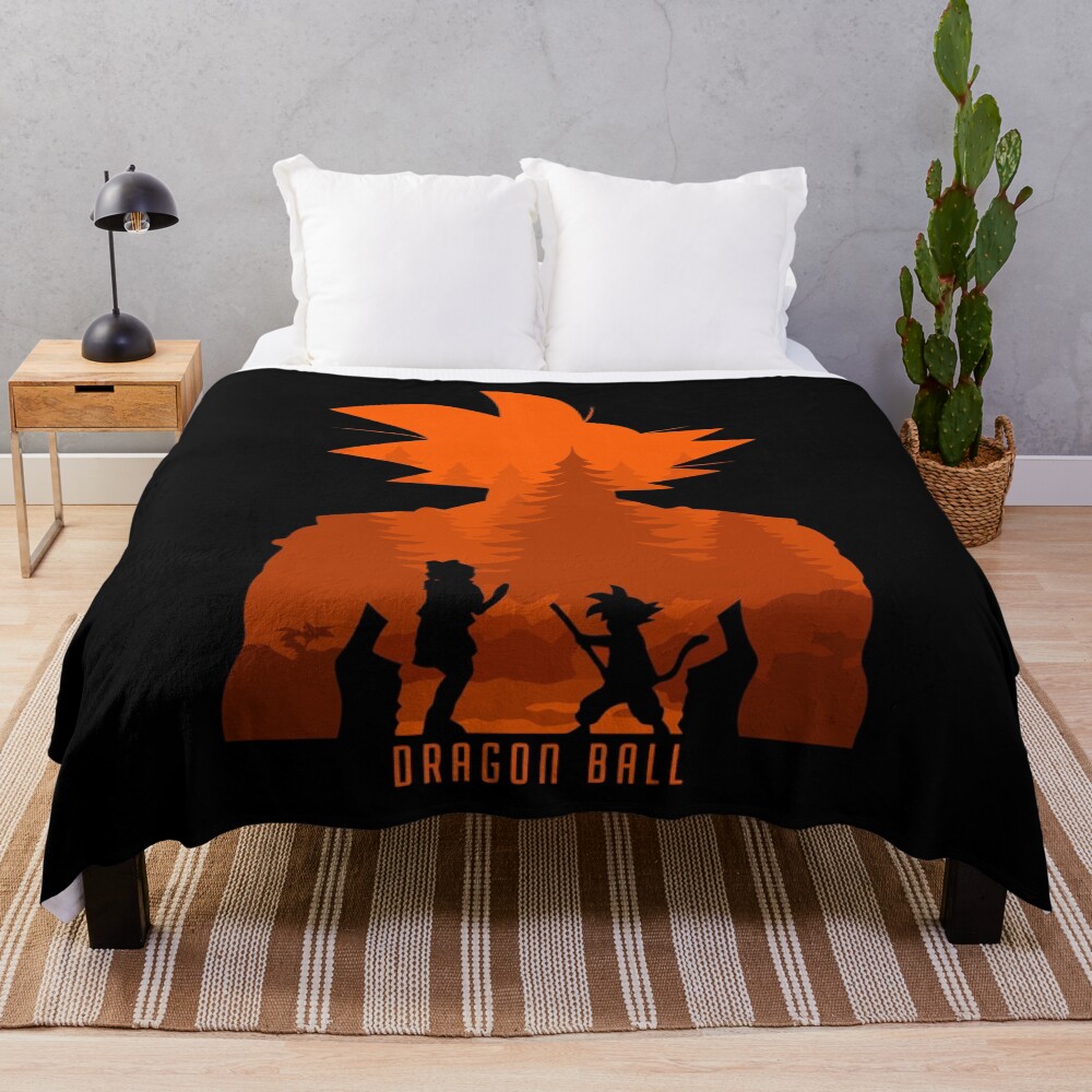 Goku Dragon Ball Throw Blanket