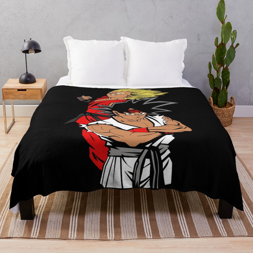 Goku Dragon Ball Throw Blanket