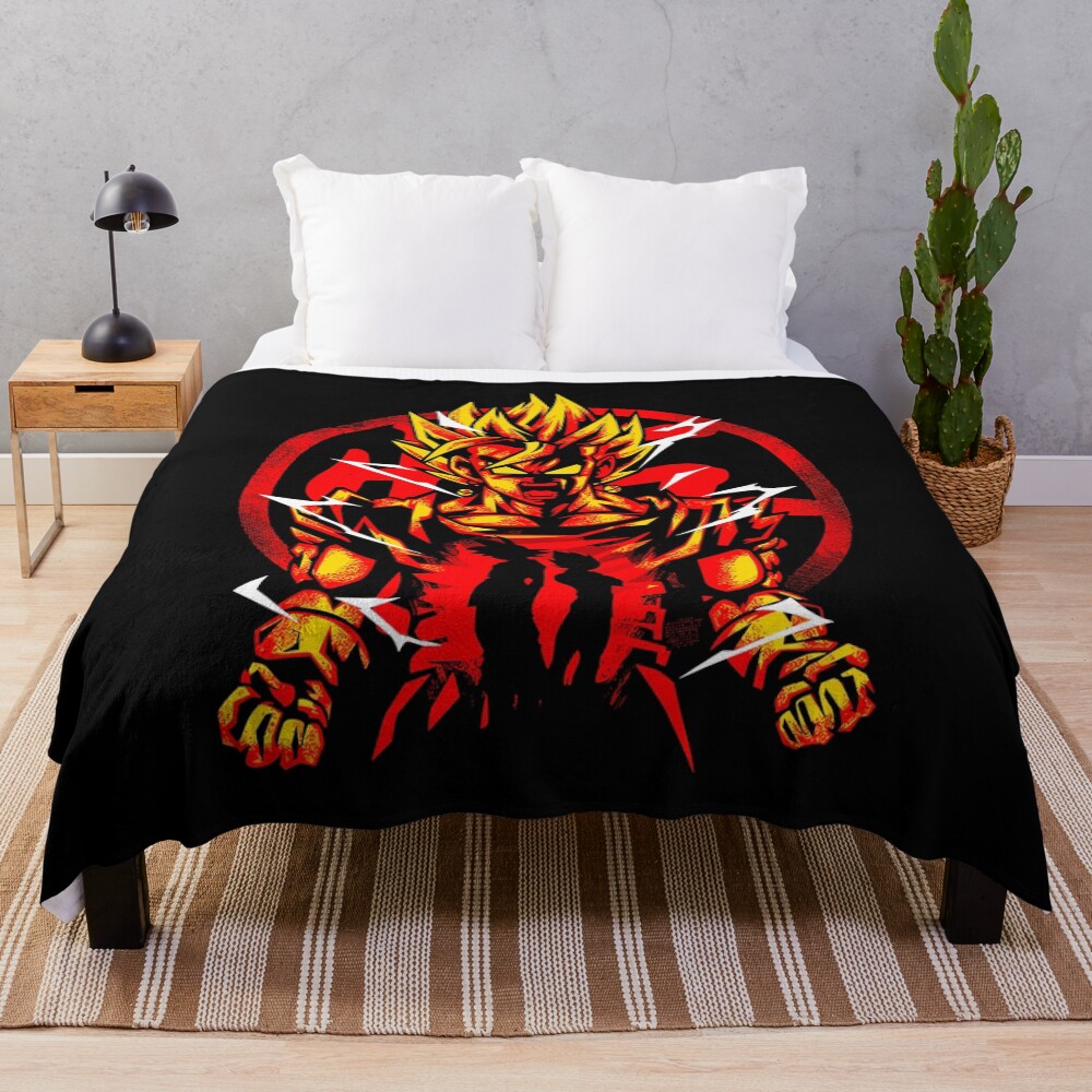 Goku Dragon Ball Throw Blanket