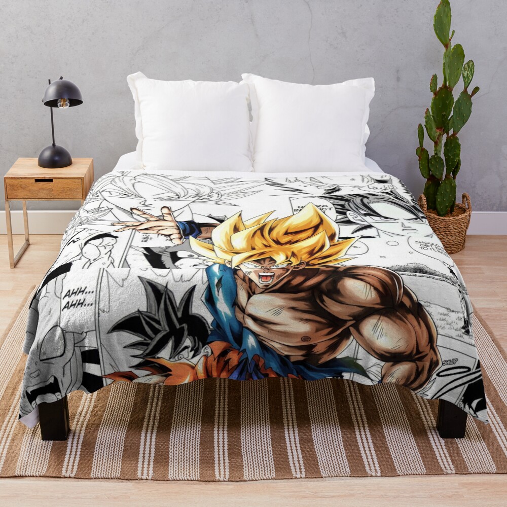 Goku Throw Blanket