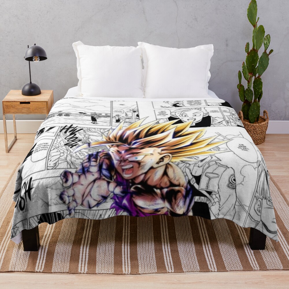Gohan Throw Blanket