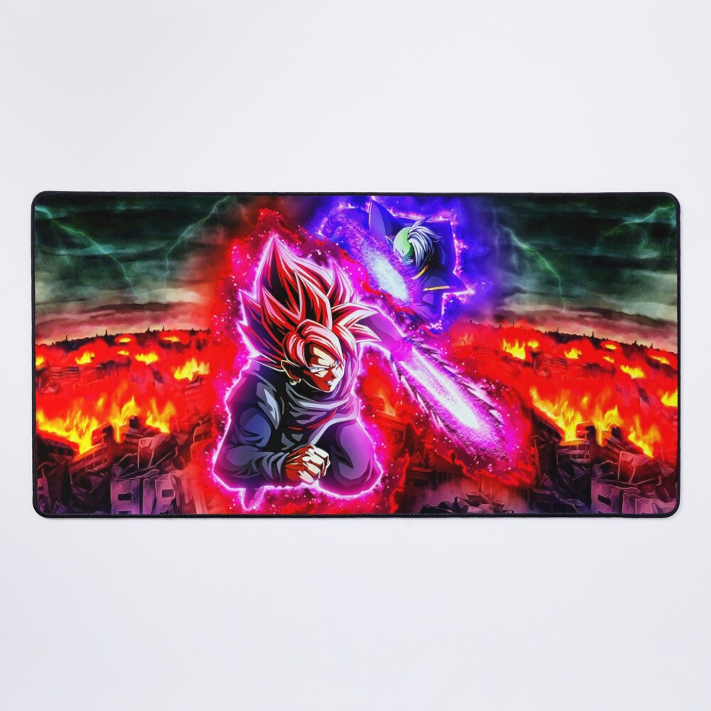 Black Goku And Zamasu Ssjr Dbs Mouse Pad