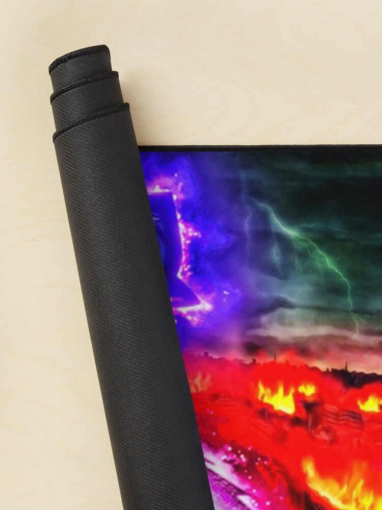 Black Goku And Zamasu Ssjr Dbs Mouse Pad - Image 2