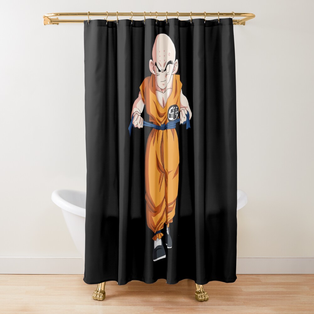 Krillin Dragon Ball Shower Curtain