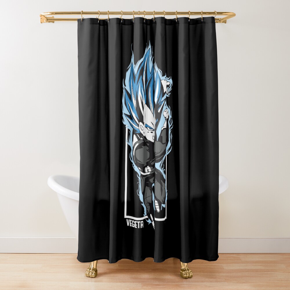Vegeta Dragon Ball Shower Curtain
