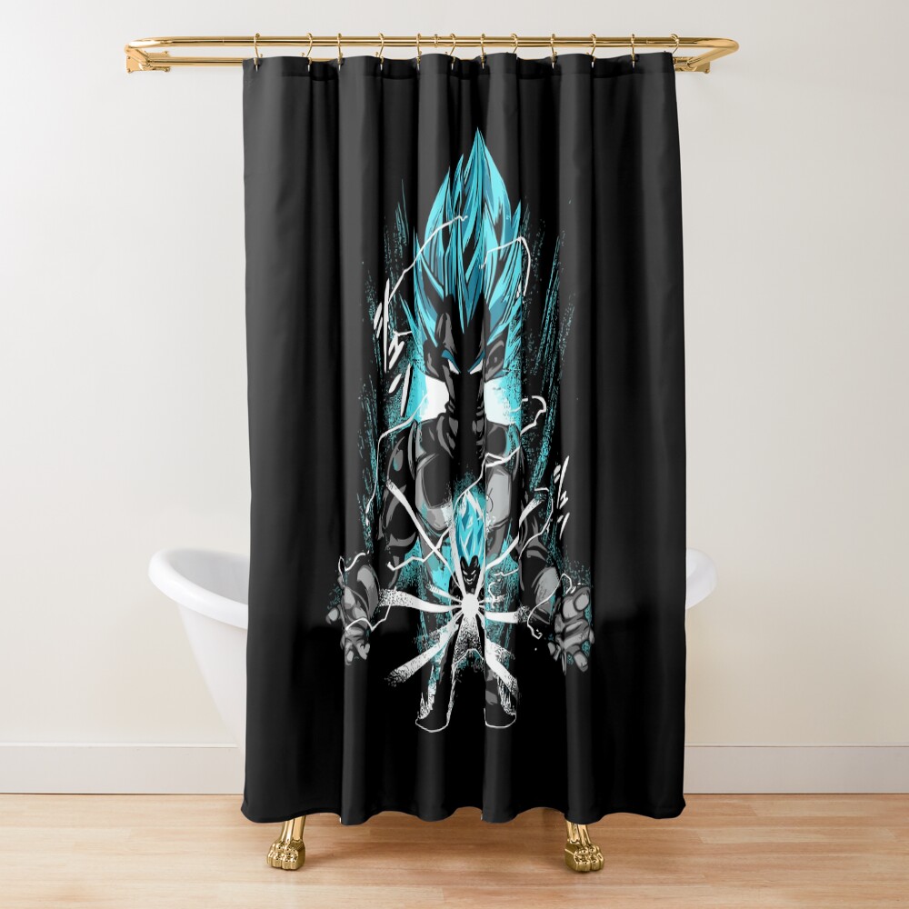 Vegeta Dragon Ball Shower Curtain