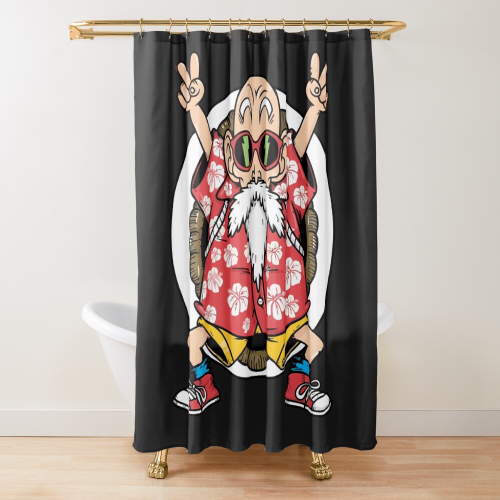 Dragon Ball Master Roshi Shower Curtain