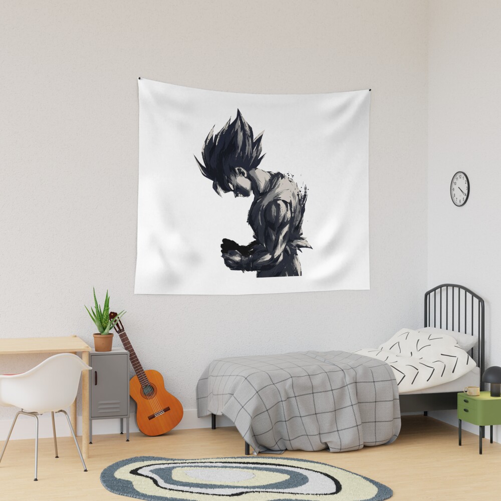Son Goku Turn Into Super Saiyan Classic Tapestry