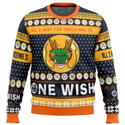 A Very Shenron Christmas DBZ PC men sweatshirt FRONT mockup - Dragon Ball UK Shop