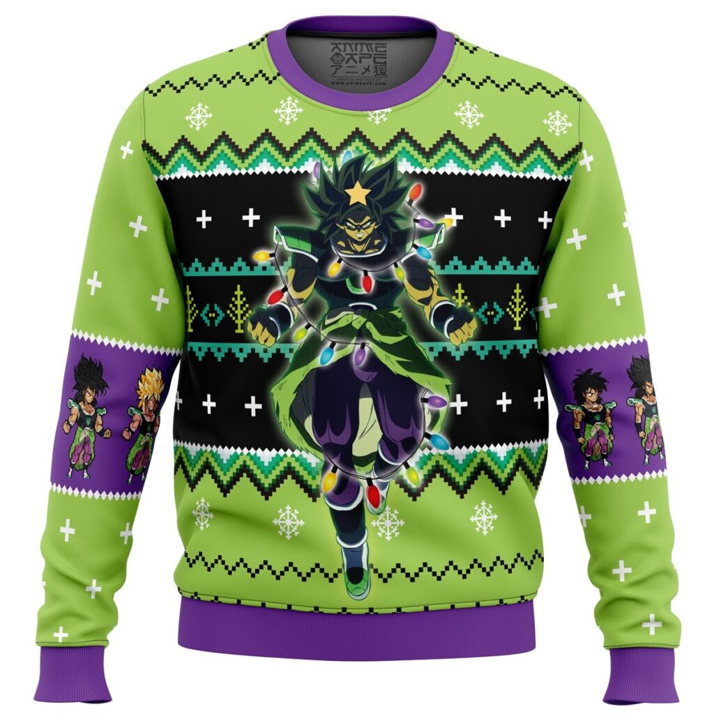 Broly Dragon Ball Ugly Christmas Sweater