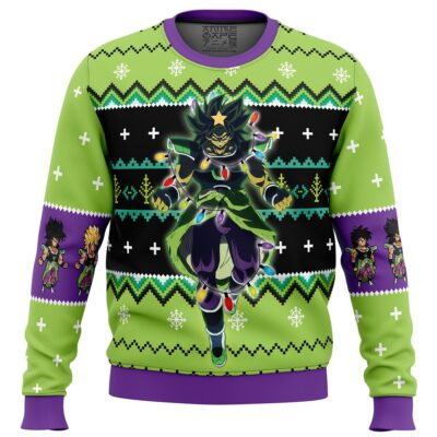 Broly Sweater front - Dragon Ball UK Shop
