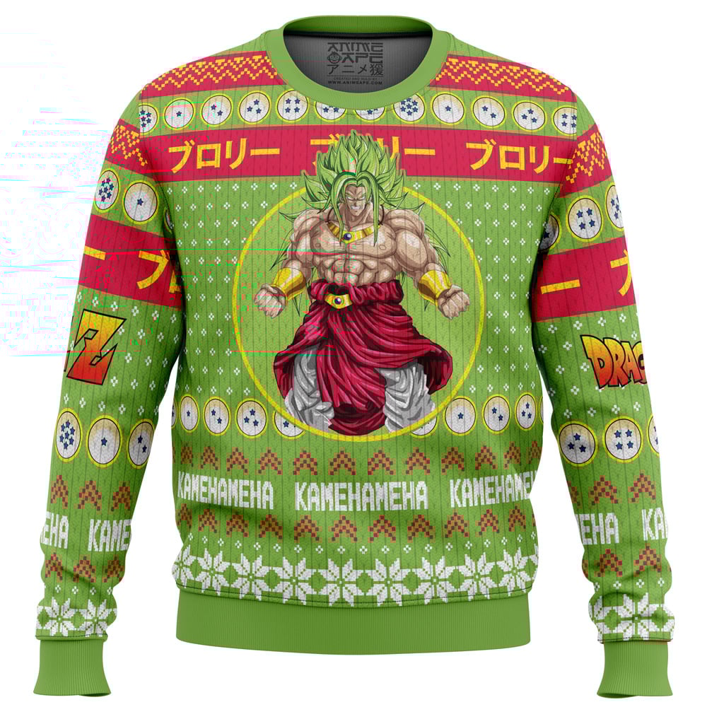 Christmas Broly Dragon Ball Ugly Christmas Sweater
