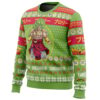 Christmas Broly Dragon Ball Z men sweatshirt SIDE FRONT mockup - Dragon Ball UK Shop