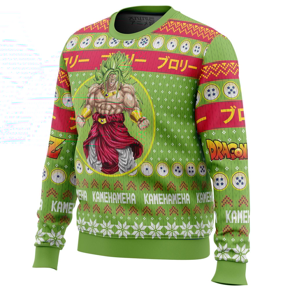 Christmas Broly Dragon Ball Ugly Christmas Sweater - Image 3