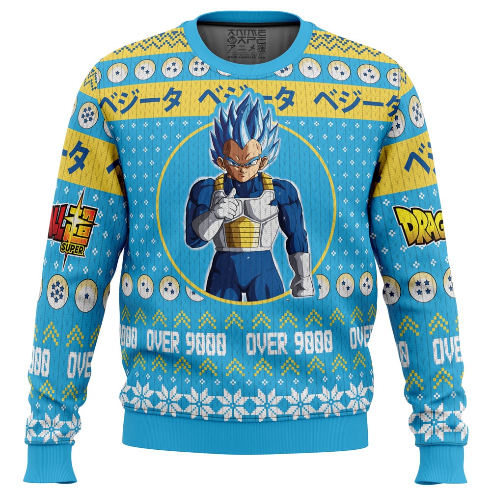 Christmas Vegeta Dragon Ball Ugly Christmas Sweater