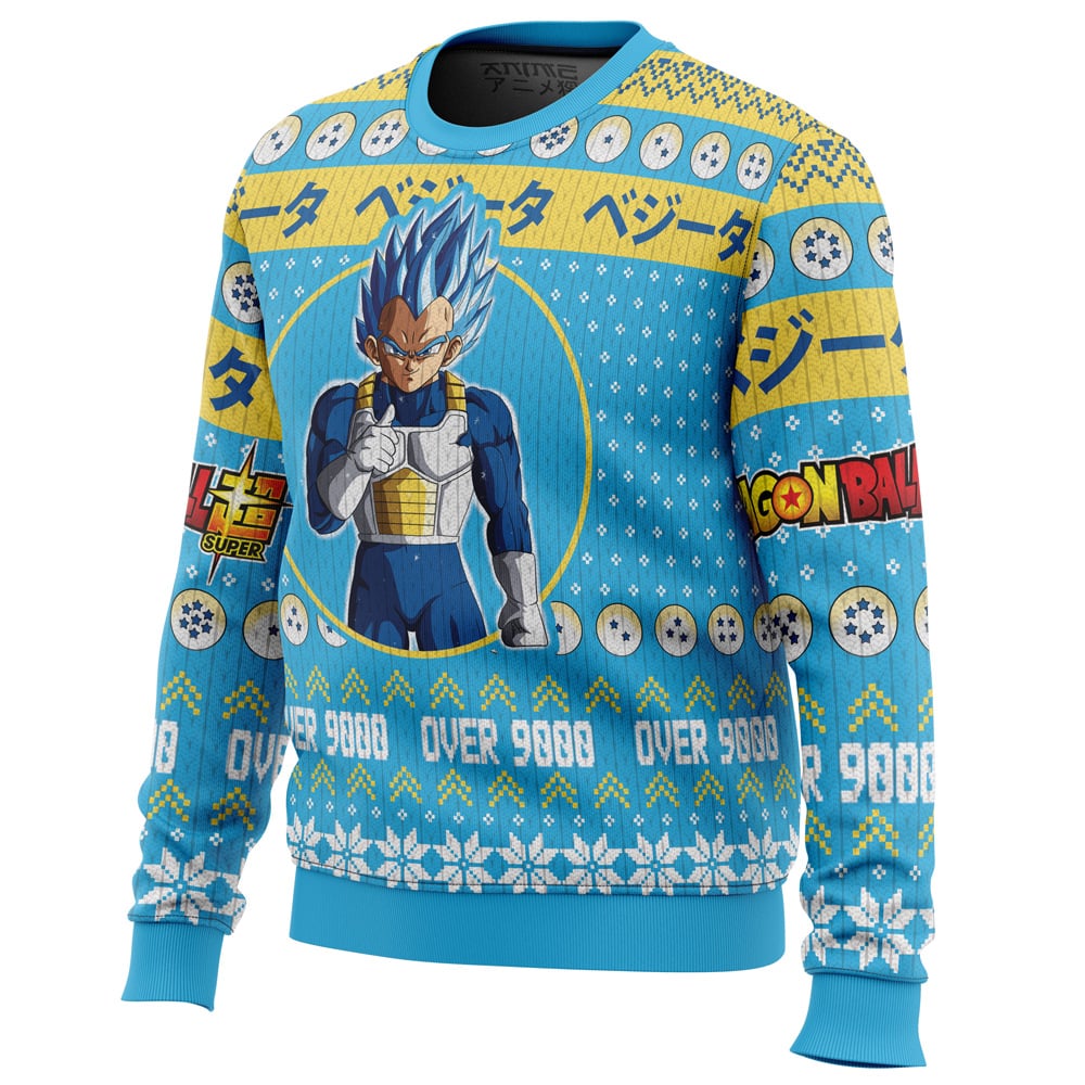 Christmas Vegeta Dragon Ball Ugly Christmas Sweater - Image 3