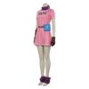 DRAGON Bulma Cosplay Costumes Female Anime Character Uniform Rosa Gestreiftes Kleid Halloween Carnival Costumes 1 - Dragon Ball UK Shop