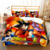 Dragon Ball Z Son Goku Anime 3Pcs Set Bedding Set Sheet Children Room Bed Sheet Pillow 1 - Dragon Ball UK Shop
