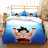 Dragon Ball Z Son Goku Anime 3Pcs Set Bedding Set Sheet Children Room Bed Sheet Pillow 4 - Dragon Ball UK Shop