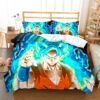 Dragon Ball Z Son Goku Anime 3Pcs Set Bedding Set Sheet Children Room Bed Sheet Pillow 5 - Dragon Ball UK Shop