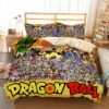 Dragon Ball Z Son Goku Anime 3Pcs Set Bedding Set Sheet Children Room Bed Sheet Pillow 7 - Dragon Ball UK Shop