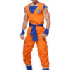 Goku Costume Suit Son Cosplay Costumes for Adult Boys Girl Wig Clothes Set Fancy Halloween Kame 2 - Dragon Ball UK Shop