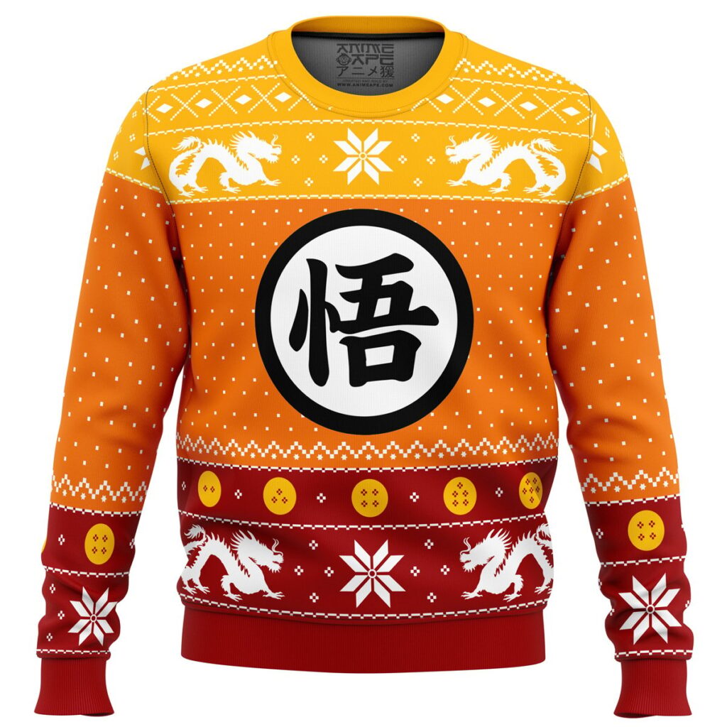 Dragon Ball Goku Christmas Ugly Christmas Sweater