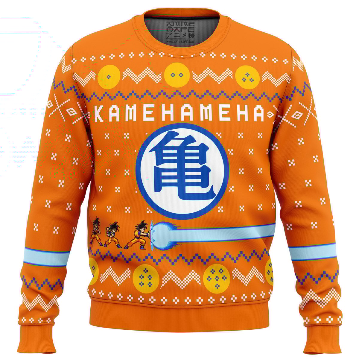 Dragon Ball Kamehameha Ugly Christmas Sweater